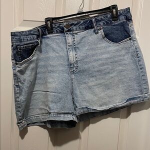 Casual Light Blue Denim Jean Shorts